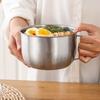 316 Stainless Steel Dormitory Instant Noodle Bowl Large Capacity Student Lunch Box Snack