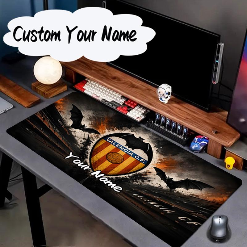 Custom Name Mouse pad Valencia Crest Design Mouse pad, Gaming Mouse Pad, keyboard pad, Desk Decor for computer notebook Fan Birthday Gift