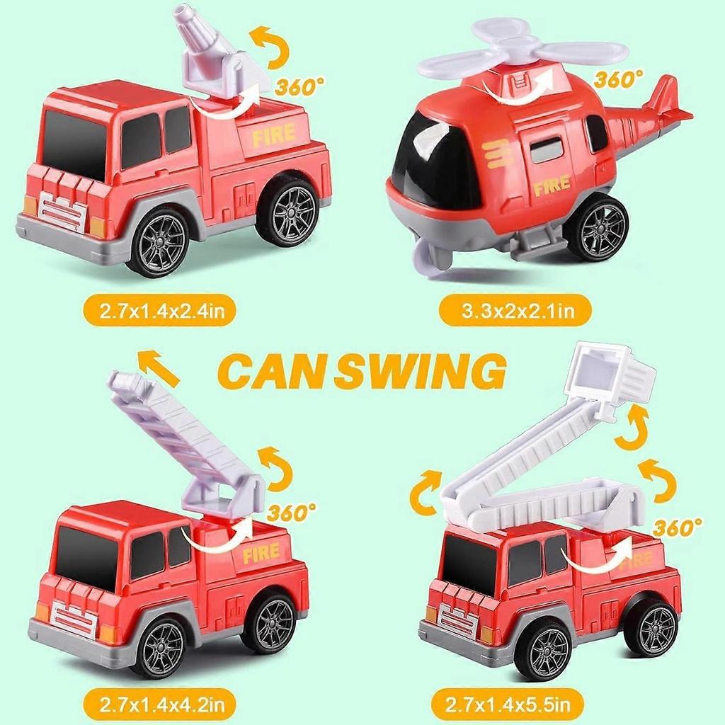 Type A Toddlers Trucks Ambulances Helicopters Friction Power Vehicles Cars Gifts (Dual Layers)