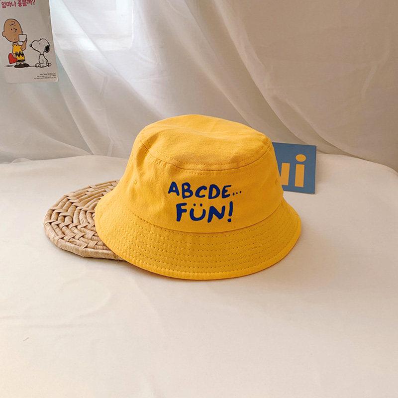 Design Funny Plain Kids Bucket Hat Caps Bucket Fisherman Spring Sunshade Hat Custom Bucket Hats With Custom Logo kids