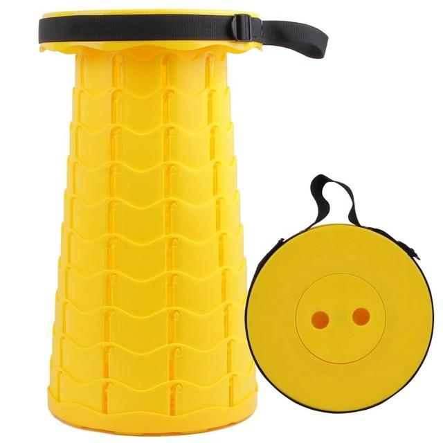 Retractable Stool Folding Chiar Stretching Home Camping Hiking Chair