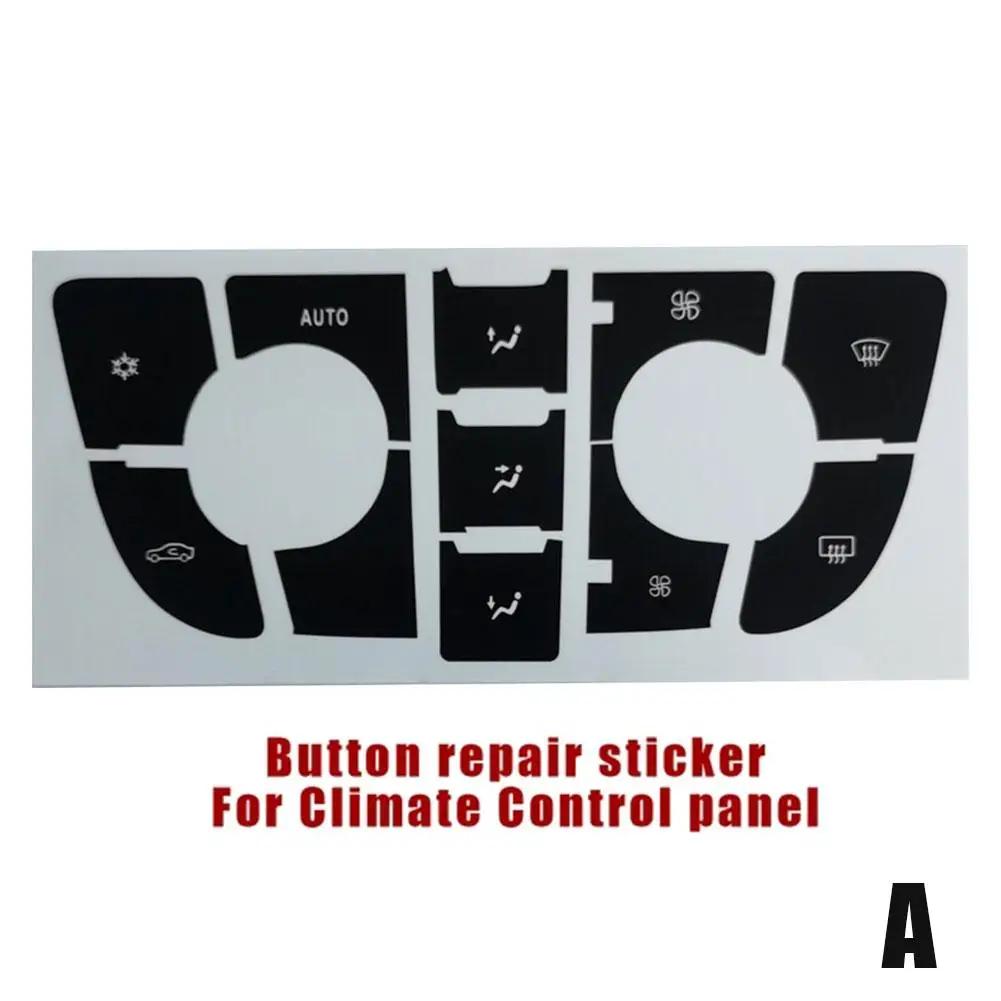 För Opel Astra J Radio Knapp Klistermärke För Vauxhall Holden Astra Instrumentbräda Knapp Reparationsdekaler Fixa Klimat A/C Kontroll CD MP3 Pa W5Q4
