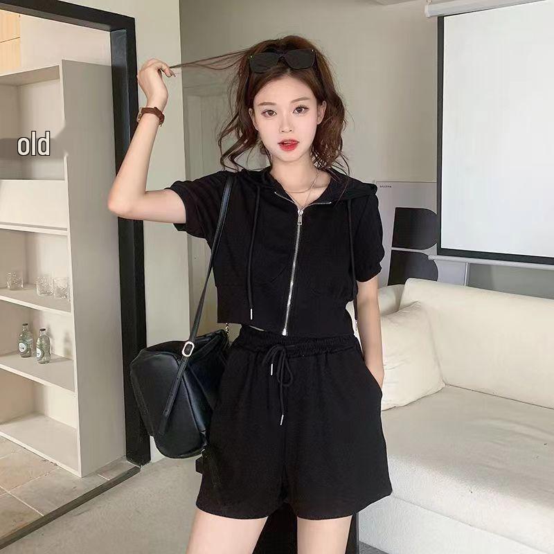 

2026 Women s Casual Stylish Hooded Top + A-line Skirt Pants Two-Piece Set Large