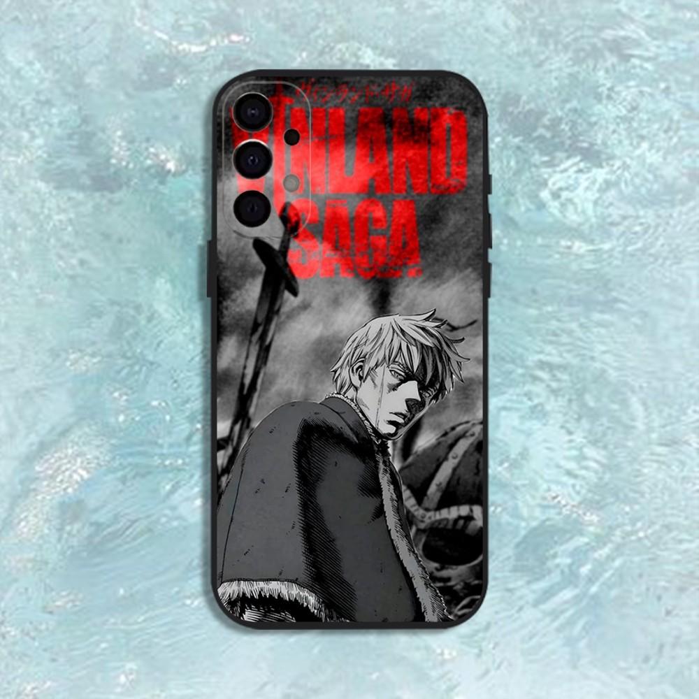 Anime Vinland Saga Phone Case For Samsung S25,S24,S21,S22,S23,S30,Ultra,S20,Plus,Fe,Lite,Note,10,9,5G Black Cover