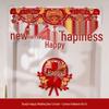 Honeymoon Room Decoration: Double Happiness Door Pull & Sticker Set for Wedding Bedroom