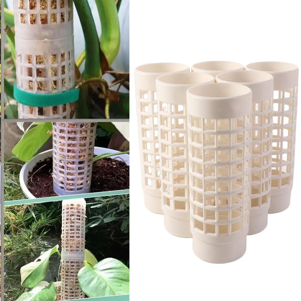 6PCS Interlocking Vine Climbing Column Sturdy Vine Fixed Support Frame Moss Stick Garden