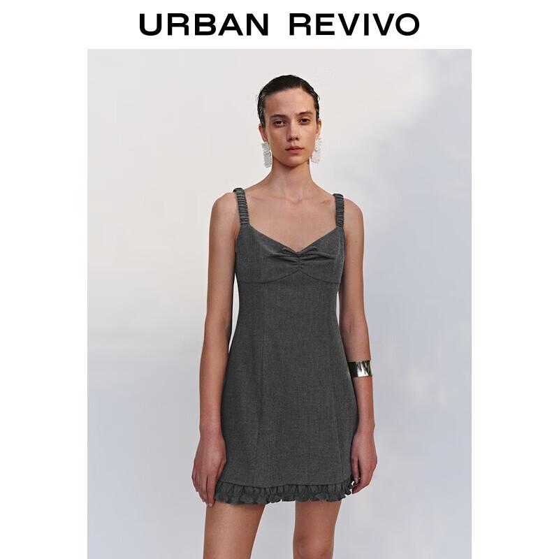 

Women s Elegant Grey Butterfly Tie Sleeveless Mini Dress M