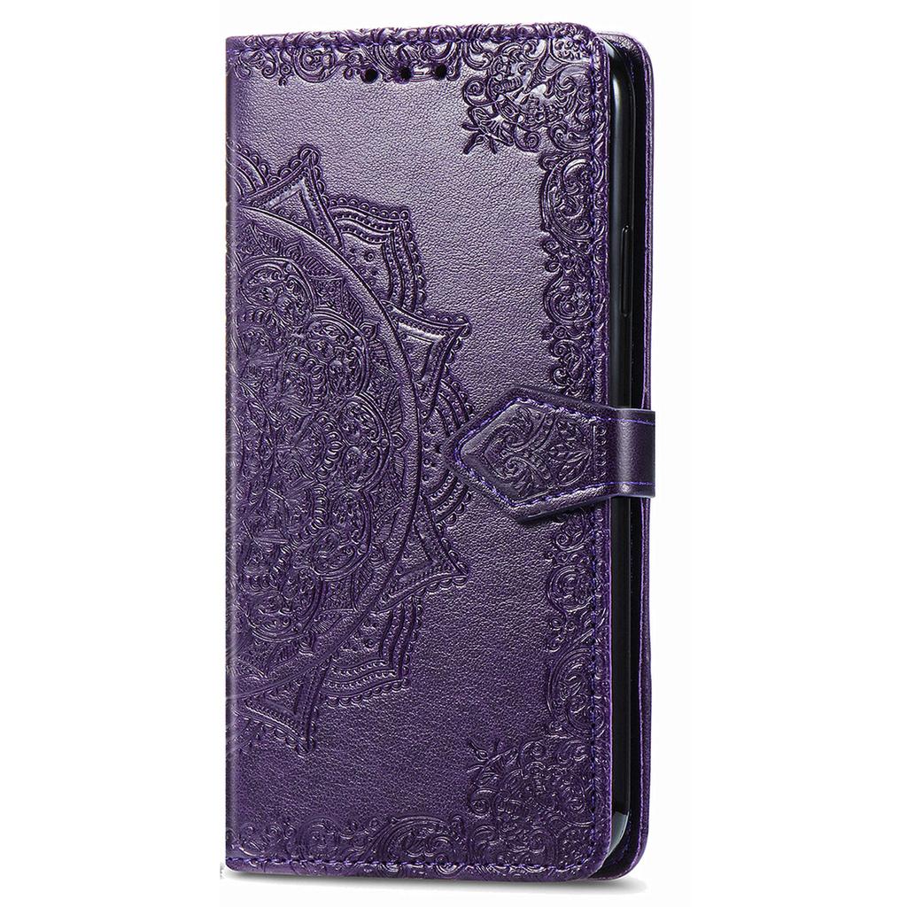 Wallet Case For Motorola ThinkPhone 25 5G/Moto S50 5G/Edge 50 Neo 5G Mandala Flower Leather Phone Cover Stand View