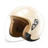 Motorcycle Helmets Moped Helmet Electric Scooter for Men Women With Double Visor Rechargeable Bicycle Light Bike