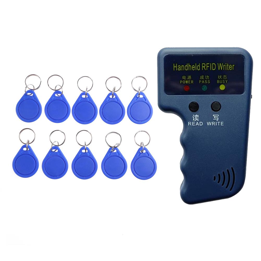 Dispozitiv portabil RFID ID EM4100 Copiator Card 125khz Cititor ID Scriitor Programator Card Control Acces Duplicator Clonator Dispozitiv de Criptare