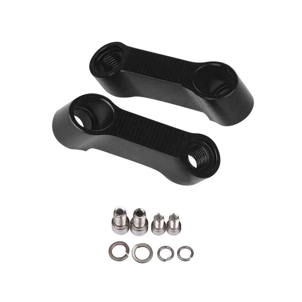 

Адаптер для крепления зеркала 10 мм, кронштейн для крепления зеркала из алюминиевого сплава, удлиненный кронштейн для зеркала, мотоцикл чёрный