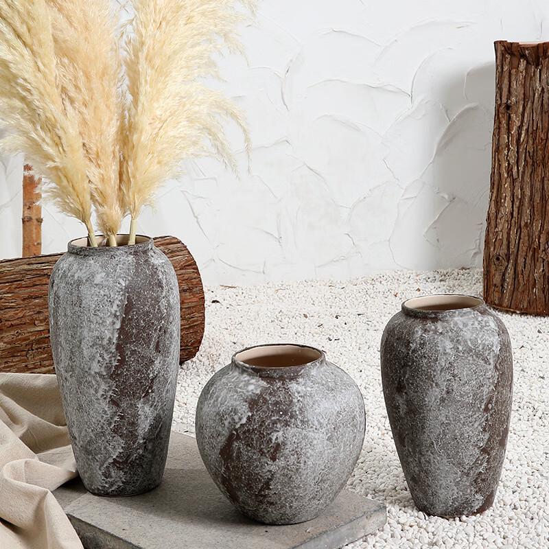 Wabi-Sabi Antiker Retro Keramik Blumenvasen