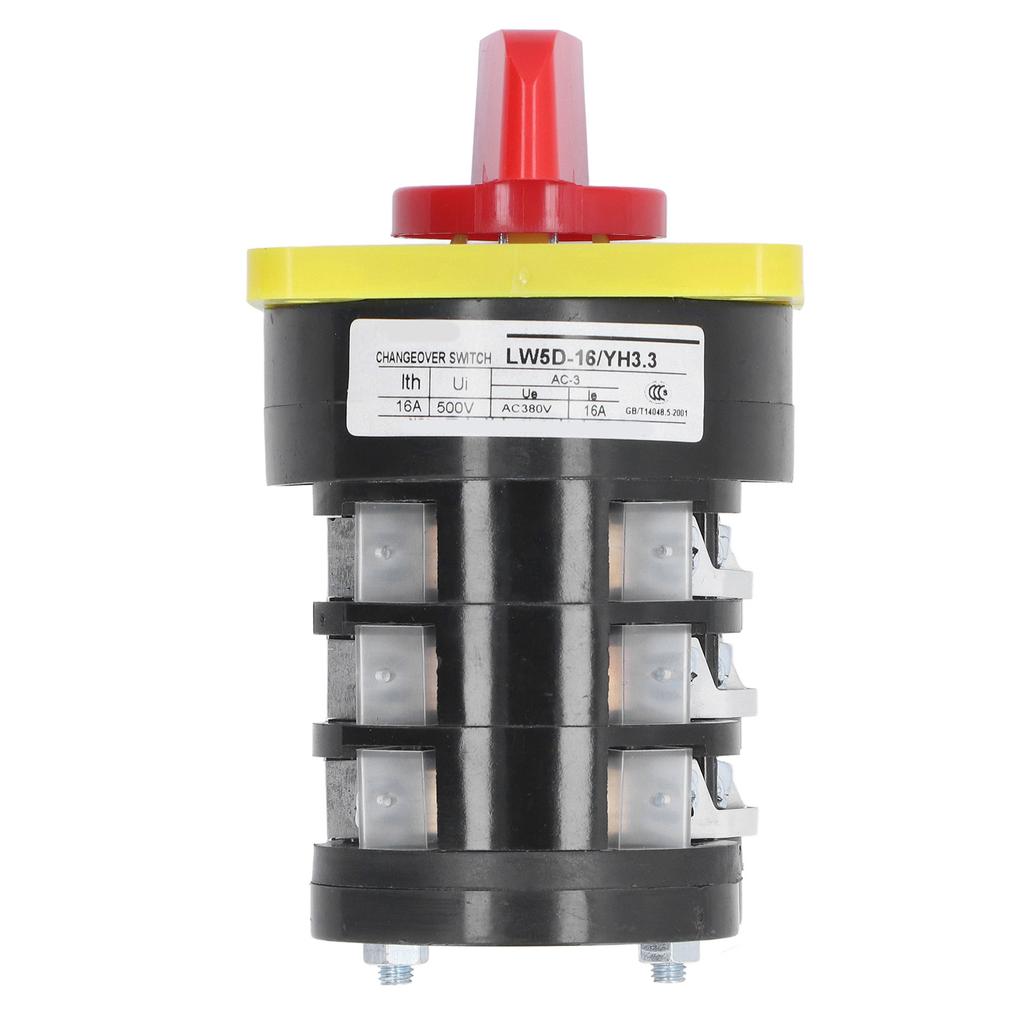 BERM Univerzální přepínač 2polohový otočný vačkový selektor Průmyslové řízení 16A AC380V