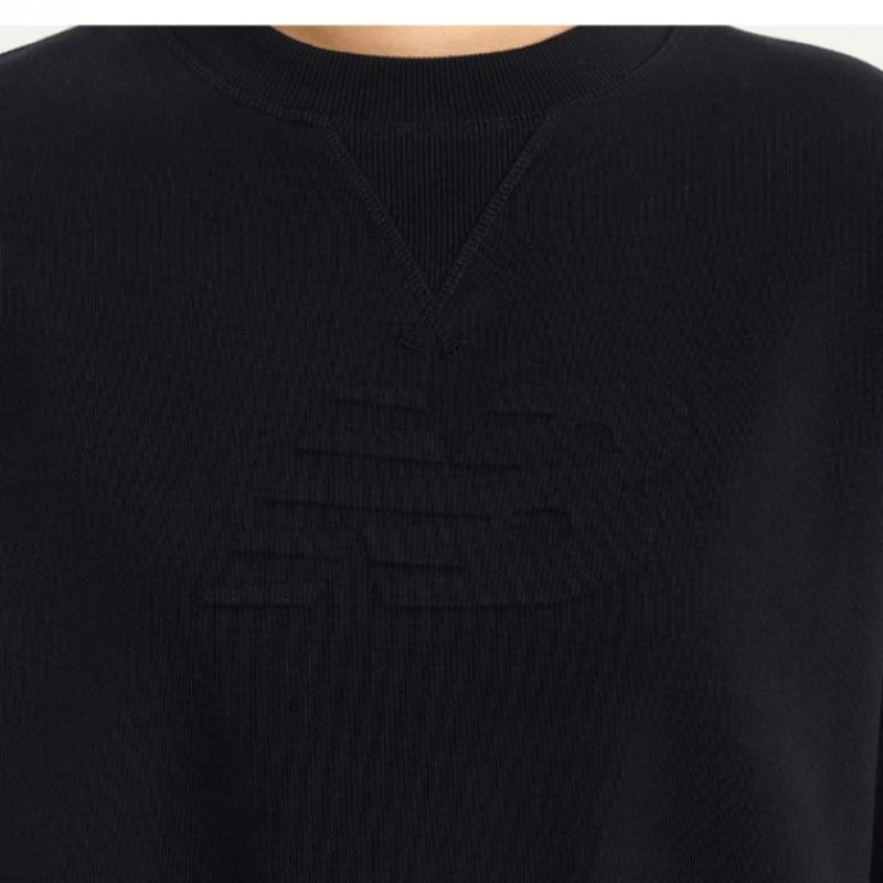 New Balance Long Sleeve Tee Nqj Nbnce4S082 19 Women S emboSSed Big Logo SweatShirt  Over