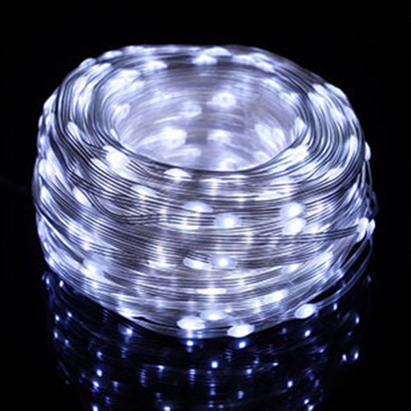 Wasserdichte Solar-Kupferdraht-Lichterketten für den Außenbereich für Landschaftsgestaltung und Feste