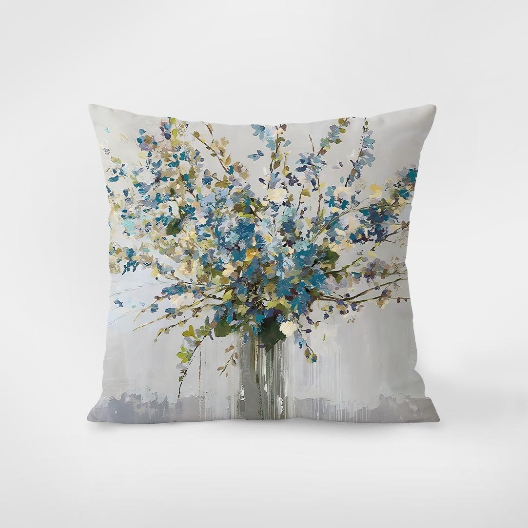 

Ваза в стиле масляной живописи Декоративная наволочка для спальни Гостиной Квадратная подушка Наволочка 45x45cm