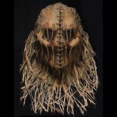 1pcs  Scary Halloween Scarecrow Mask Headdress Funny Props Horror Atmosphere Masquerade Mask Cosplay Party Props
