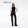 MO&Co. 2024 Spring High-Waist Slim Fit Slit Casual Pants