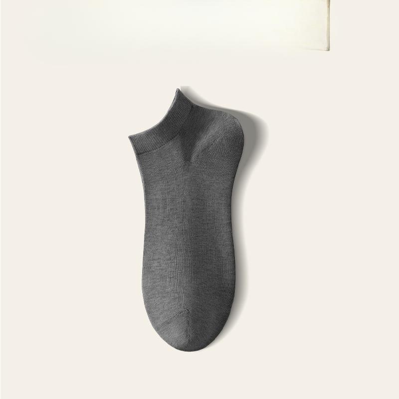 Men's Spring and Summer Cotton Invisible Antiodor Antiskid Antibacterial Anti Pilling Short Boat Socks