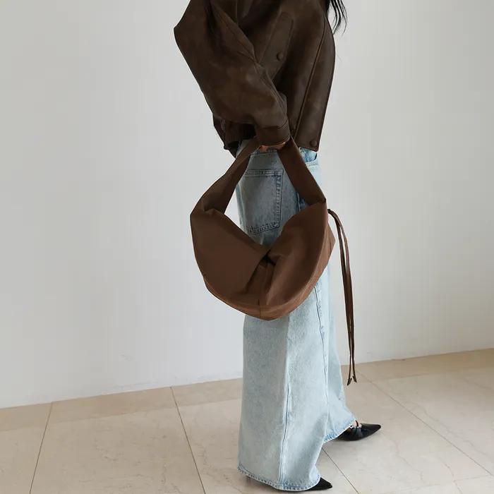 LUVIN BAG LARGE NYLON BROWN