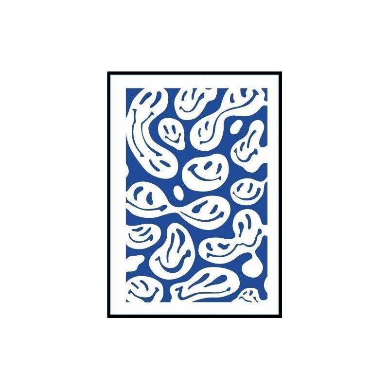 Blue Abstract Carpet for Living Room Modern Luxury Decoration Home Rugs for Bedroom Big Size Non-slip Easy Cleaning Floor Mat
