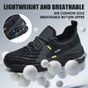 Fashion  work safety shoes Men Work Sneakers Steel toe shoes Puncture-Proof Indestructible shoes lightweight Security Boots