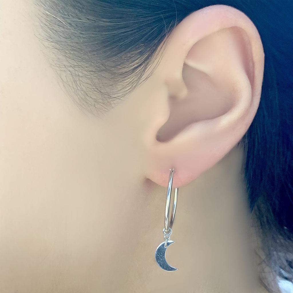 Silver Earrings Without Stones (2023890)