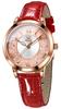 Popular Quartz Watch with Rose Gold Diamond and Quicksand Sparkling Waterproof and Perfect Gift for Leather Red Women's Dial, Luminous, Mother's