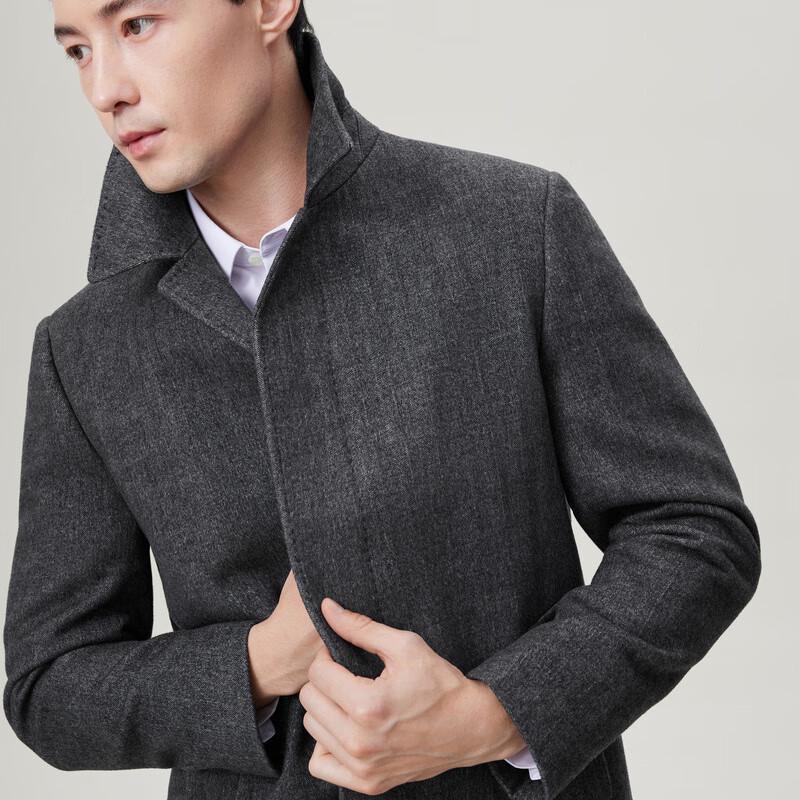 EMZ Men's Wool Blend Overcoat 9E7886812