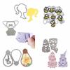 Girl Head Metal Cutting Dies DIY Craft Carbon Steel Embossing Template Stencil Scrapbooking for Card Die Cuts Mold