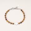 GAVU Tiger Eye Cross Power Stone Bracelet for Men