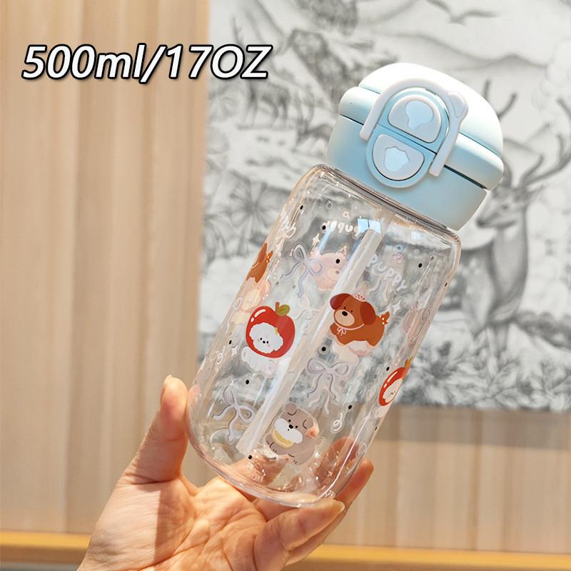 

Simple Style Plastic Straw Drinking Mug With Non Microwave Safe Material For Casual Use Blue Lock