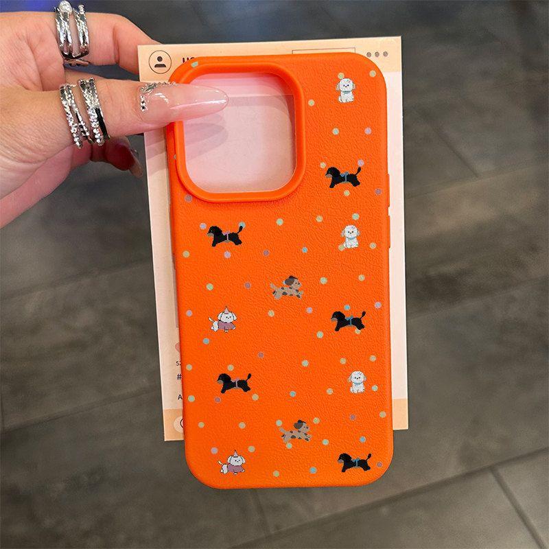 Love Polka Dot Puppy Is Suitable for Apple 11/11promax Cute 11 Mobile Phone Case 11/11 New 11 Protective Case