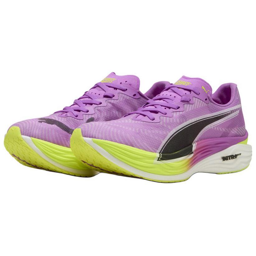 Puma Deviate Nitro Elite 3 Pure Magenta Yellow Alert Men Sneakers Purple 309809-04