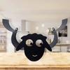 Toilet Paper Shelf Wall Mount Bathroom Accessories Sturdy Fall Prevention Sheep Paper Holder Useful Storing Iron