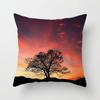 Luxury Home Decor Pillow Cover Car Living Room Sofa Cushion Cover Sunset Dusk Scenery Pattern Cushion Cover