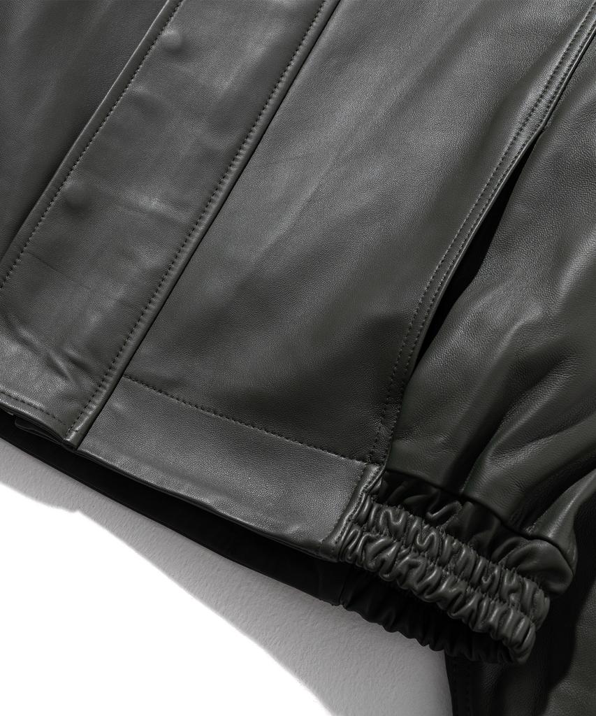 Massnoun Lambskin Oversized Bomber Leather Jacket Mftlj001-Ov