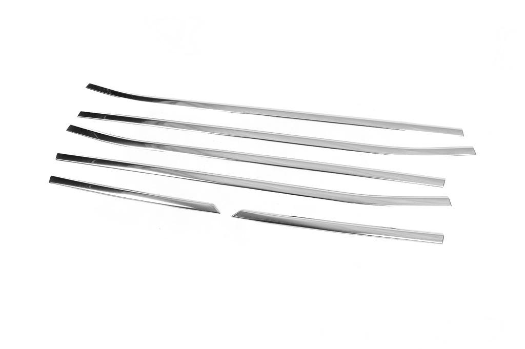 Нижняя окантовка окон (6 шт, нерж) Carmos – турецкая сталь для Hyundai Tucson NX4 2021- гг