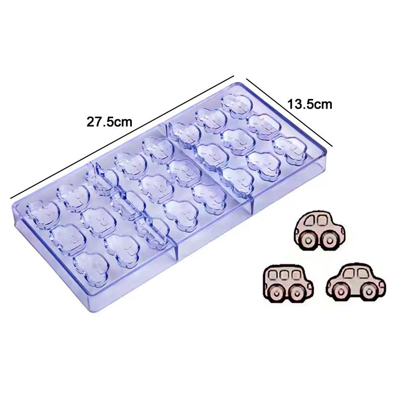 Chocolate Mold Plastic Creative Household Kitchen Baking Tools Food Grade Candy Baking Mold Various Styles DIY Baking Mold TMZ