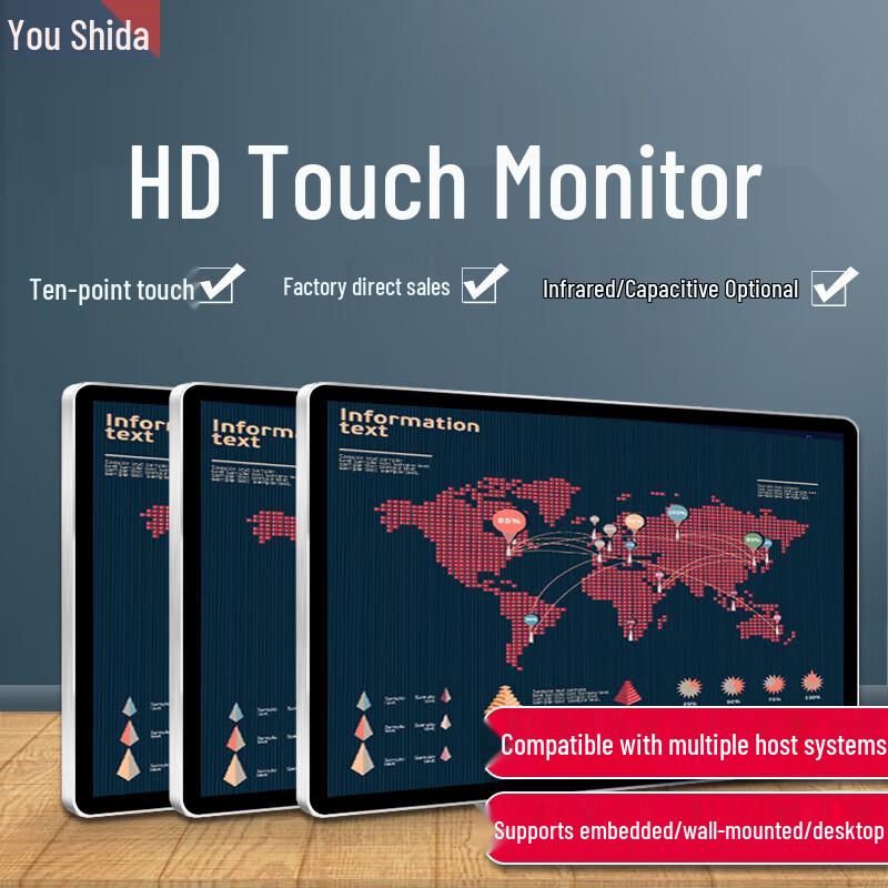 

Ushida Embedded Industrial Capacitive Touch Display CN plug (adapter included)