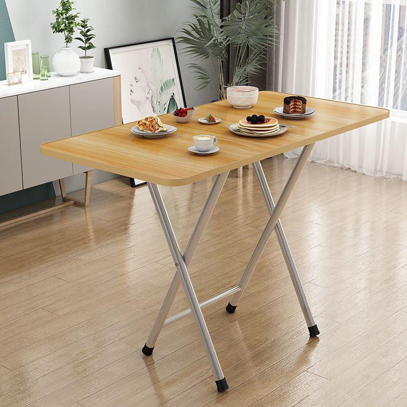 Simple Rectangular Folding Table for Dorm, Dining, and Outdoor Use