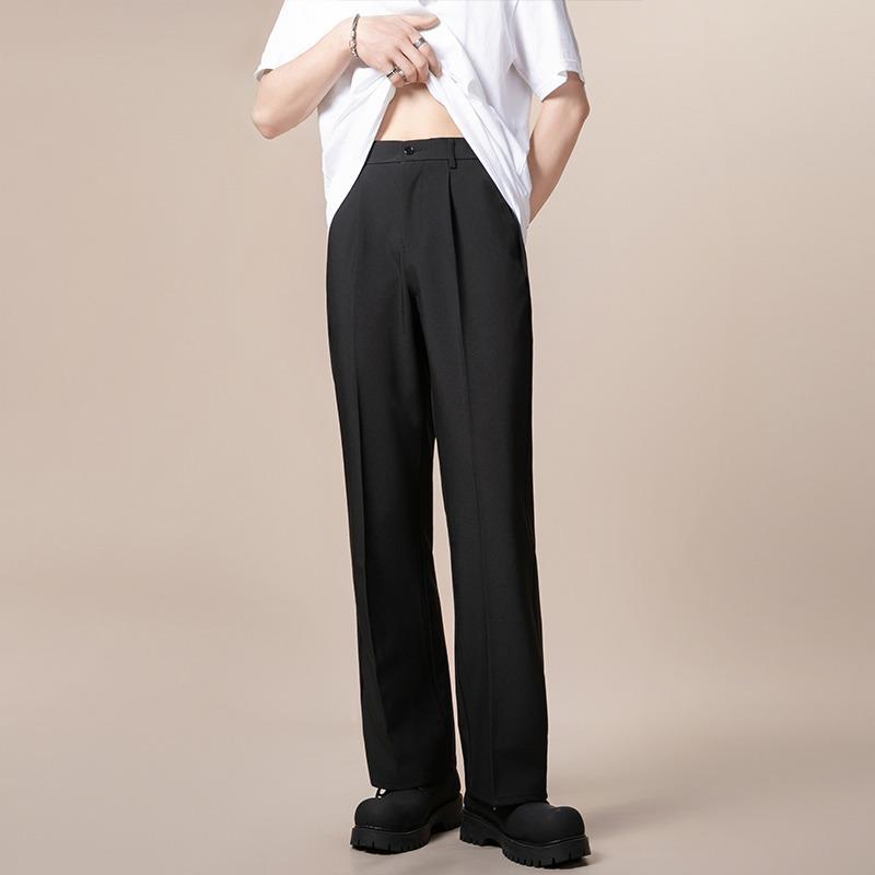Floor Pants Pants Men's Drape Straight Loose Suit Pants Velvet Internet Celebrity Pendant Casual Pants Tide