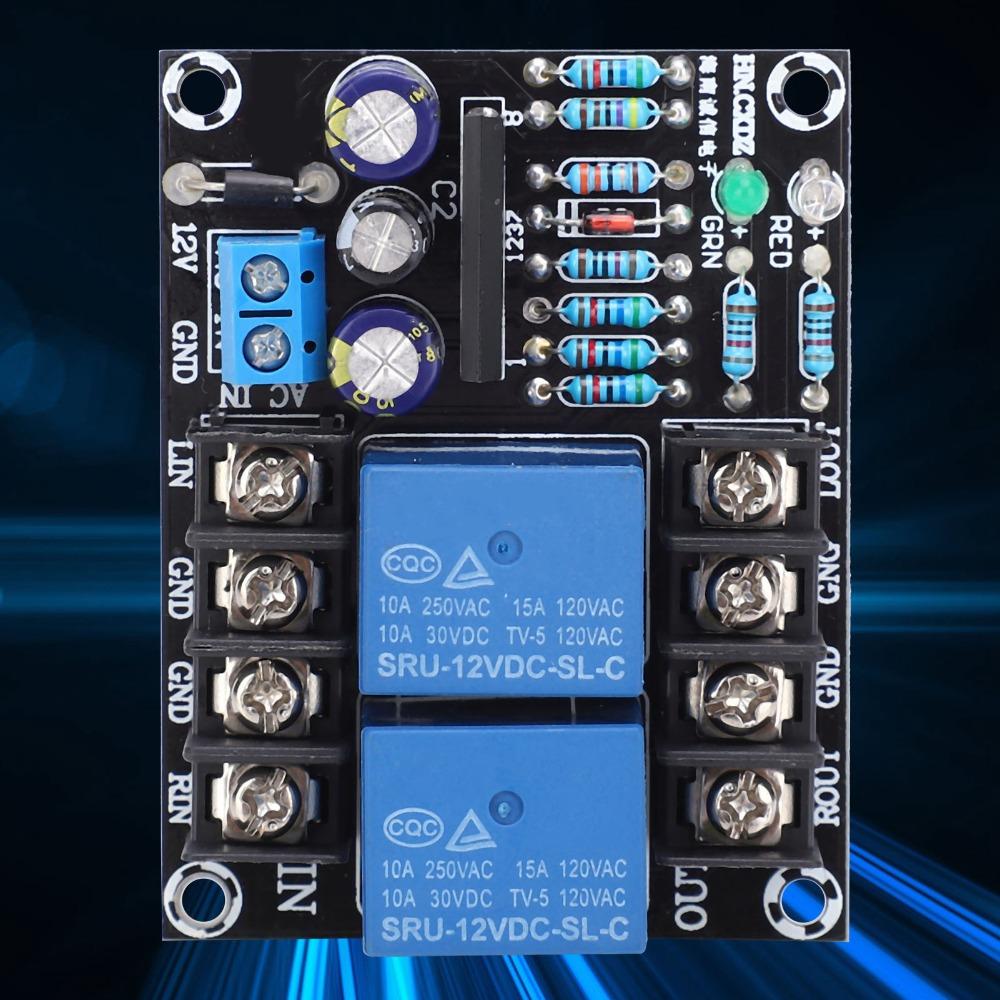 AC 12 -15V Speaker Protection Board Adjustable Dual Channel Module Speaker Circuit