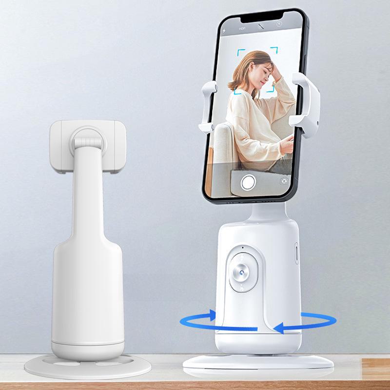 P01 AI Gesichtserkennung 360° Telefonhalter-Stabilisator mit Auto-Tracking für Live-Fotografie