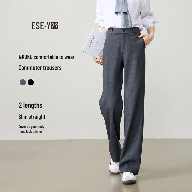 Women s Slimming Straight-Leg Suit Pants 29
