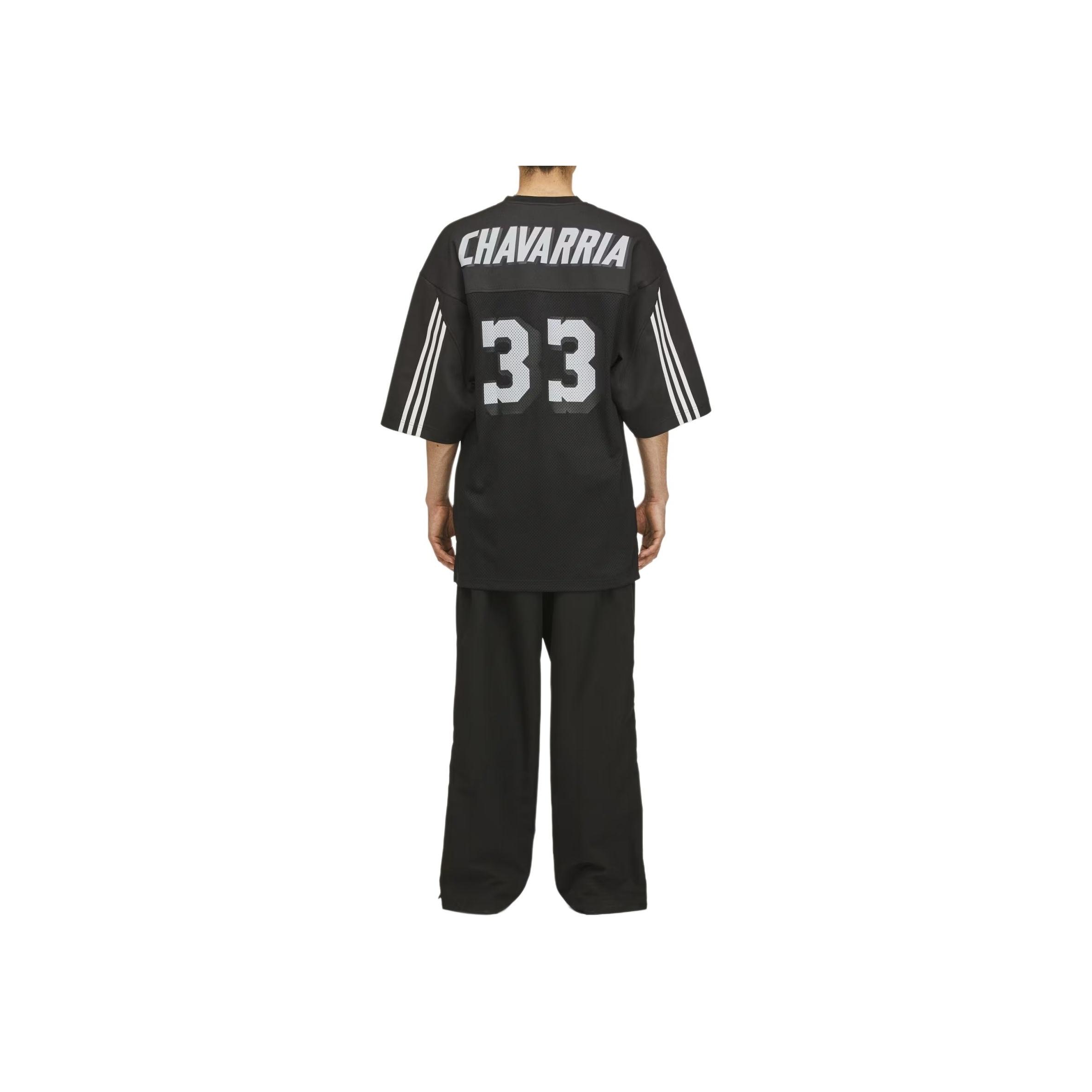 

adidas x Willy Chavarria Football Jersey Black Men Tops JV6421 XL