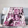 Nana Hachi  Manga Knitted Blanket Anime  Flannel Throw Blanket Summer Air Conditioning Portable Soft Warm Bedsprea