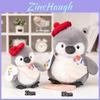 Cartoon Penguin Plush Toy With Polyester Fiber Filling For Childrens Gift And Room Decor