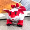 New Grow A Garden Roblox Nine-Tailed Fox Plush Toys Game Figure Block Style Soft Stuffed For Kids Fan Bedroom Playtime Companiom