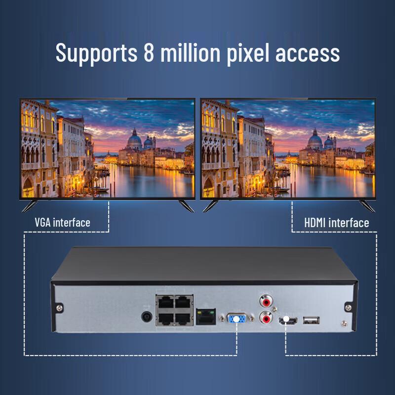

Dahua 4-Channel PoE 1-Bay Network Video Recorder